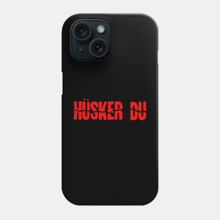 Red logo HuskerDu Phone Case