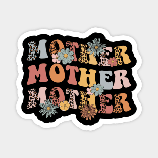 Mother Flower Happy Mother's Day Cute Gift for Women Mom Grandma Magnet