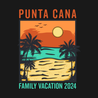 Punta Cana Family Vacation 2024 Matching Dominican Republic T-Shirt