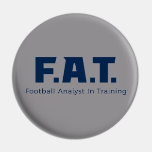 Football Analyst in Training Pin