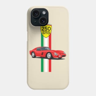 The supercar 250 gto racing red only Phone Case