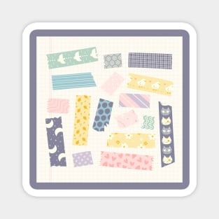 Pastel Washi Tape Magnet