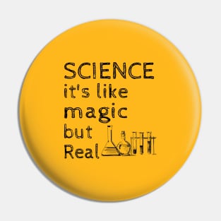 Funny science its like magic but real Pin