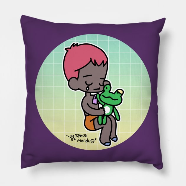 Don’t cry Pillow by spacemandu