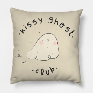 kissy ghost club Pillow