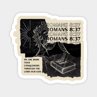 Romans 8:37 Magnet