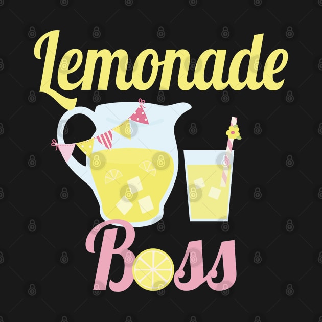 Lemonade Boss Matching Lemonade Stand Gift for Women Girls by JPDesigns