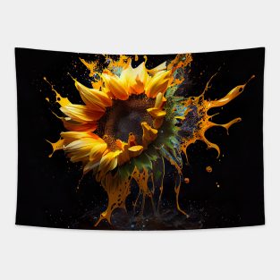 Sunflower Art Designs Tapestry