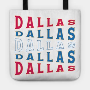 TEXT ART USA DALLAS Tote