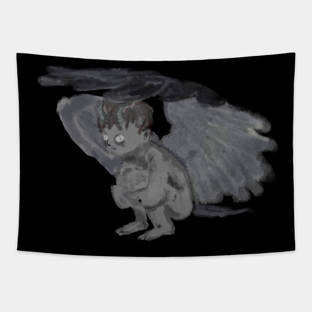 Demon Boy Tapestry by notthatparker