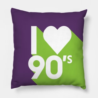 I Heart the 90's Pillow