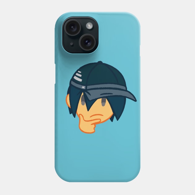 Shuichi Saihara (thinking emoji) Phone Case by OkiComa