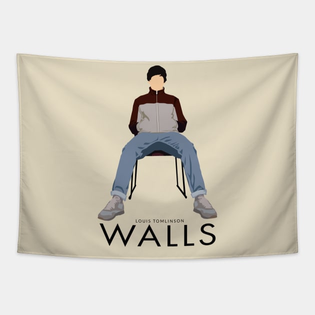 Louis Tomlinson - WALLS Tapestry by origin illustrations