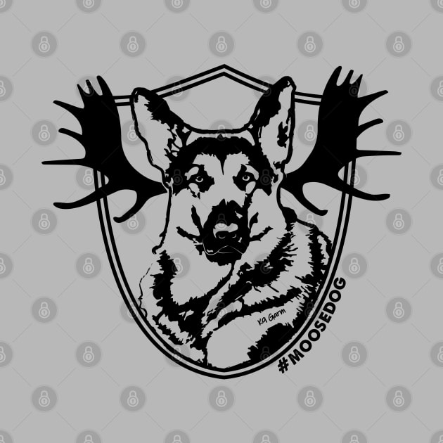 Simply Moosedog (double sided T-shirt) by Moosedog