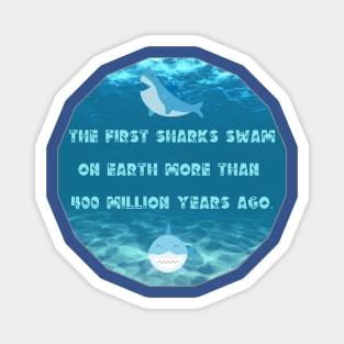 The First Sharks Swam Magnet