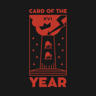 The Tower Tarot Card of The Year T-Shirt