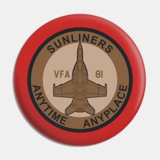 VFA-81 Sunliners - F/A-18 Pin