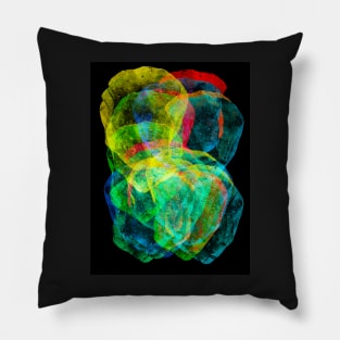 Abstract Meteor Shower Space Pillow