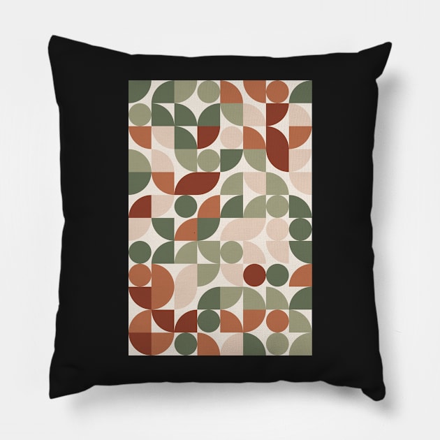 Rich Look Pattern - Shapes #7 Pillow by Trendy-Now