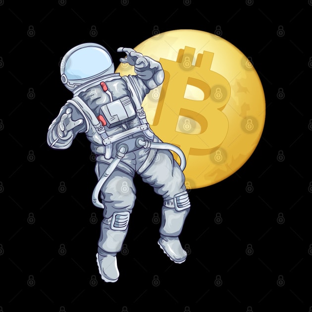 Bitcoin Hodl Naut BTC Mooning Crypto by BitcoinSweatshirts