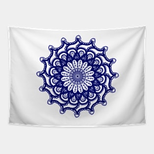 Denim Mandala Tapestry