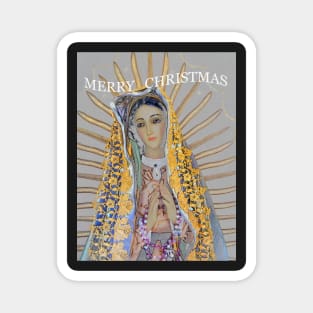 Mary custom Christmas card Magnet