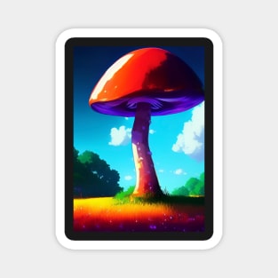 HUGE SURREAL MUSHROOM Magnet