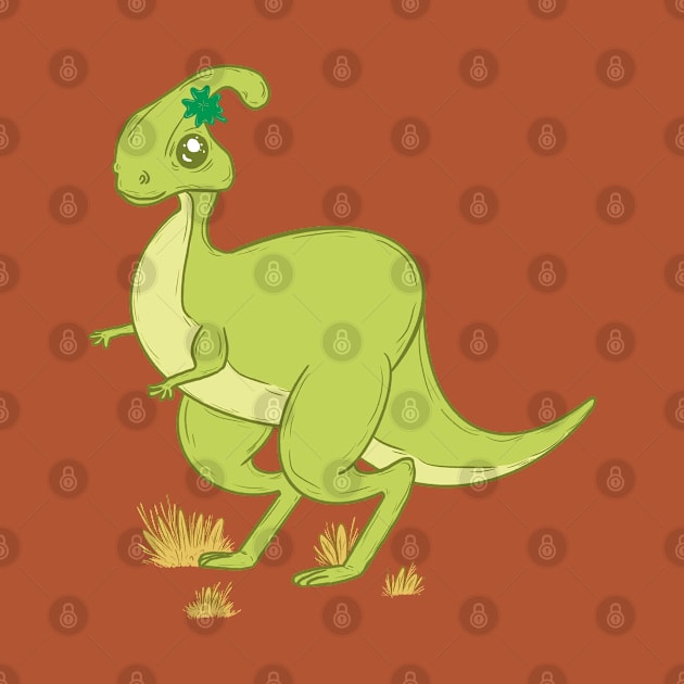 Shamrock dinosaur by Xatutik-Art