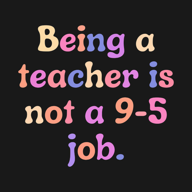 Life of a teacher - inspiring teacher quote by PickHerStickers