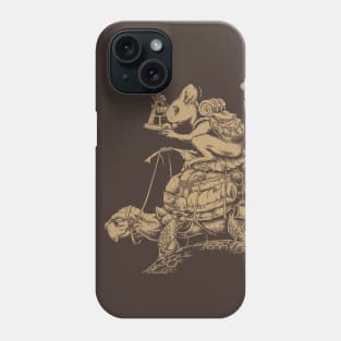 The Constant Traveler - Tan Phone Case