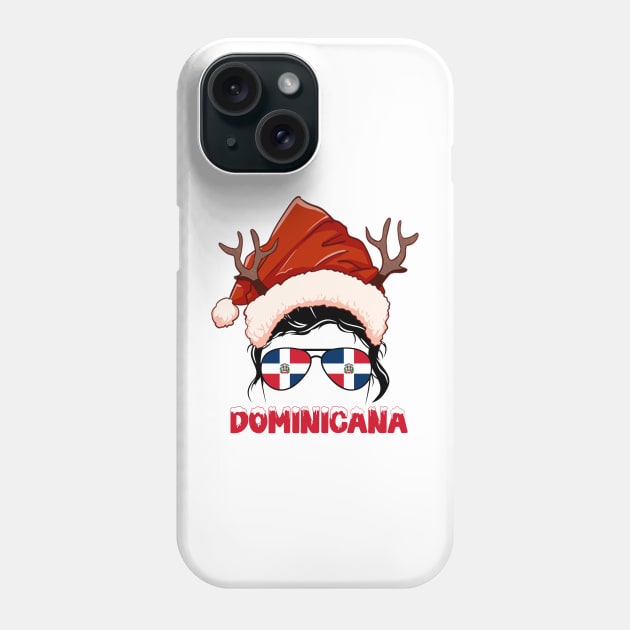 Dominicana girl, Dominican Christmas gift , Regalo Navidad Dominicana Phone Case by JayD World