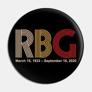 Ruth Bader Ginsburg  Notorious RBG Pin