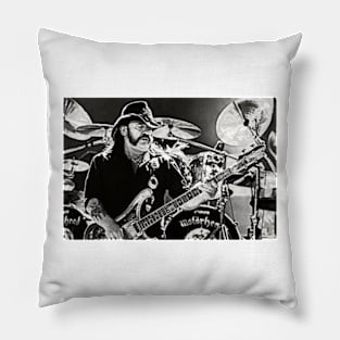 Motörhead Lemmy Kilmister Art Print Heavy Metal Speed Metal Hard Rock Pillow