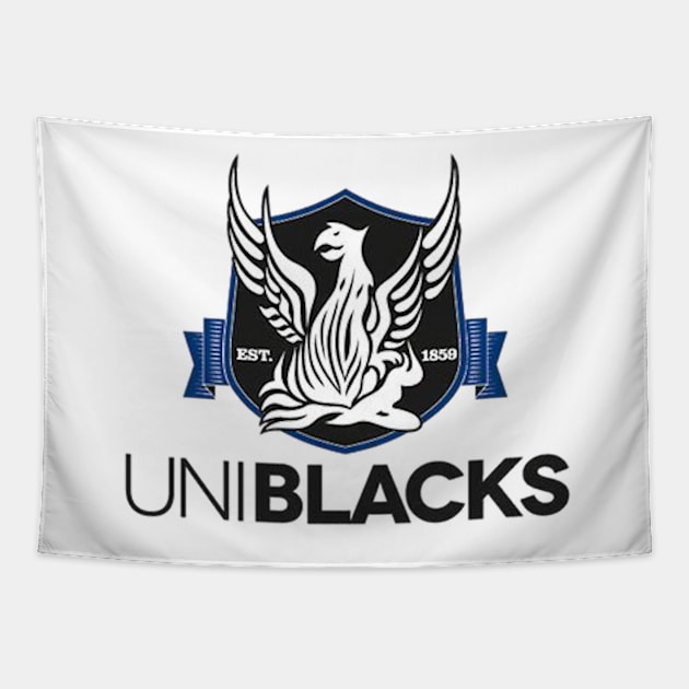 melbourne university football club uniblacks design logo Tapestry by euror-design