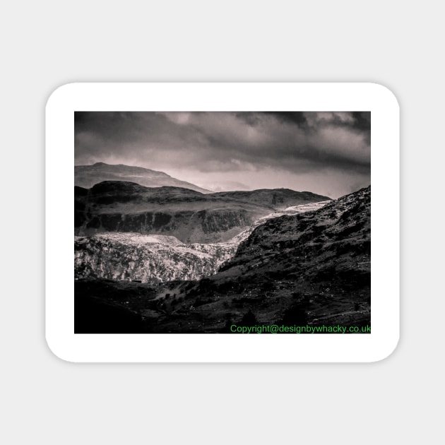 View of Snowdonia 2 bywhacky Magnet by bywhacky