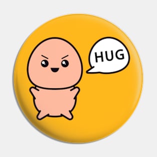 hug funny boy Pin