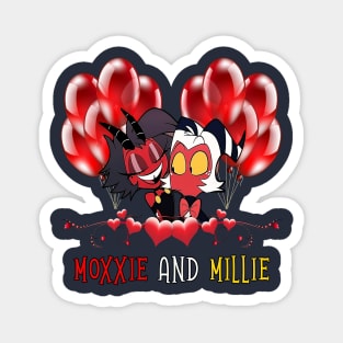 Helluva Boss Moxxie And Millie Magnet