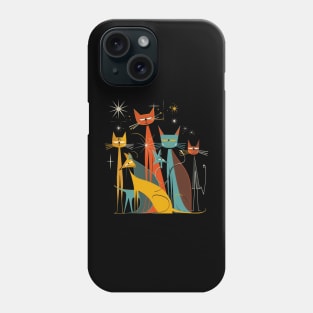 Mid-Century Modern CAT Doors Phone Case