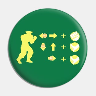 Street Fighter Moves - Guile Pin