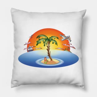 Desert Island (2) Pillow