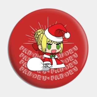 PADORU CHIBI ANIME GIRL FOR MERRY CHRISTMAS Pin