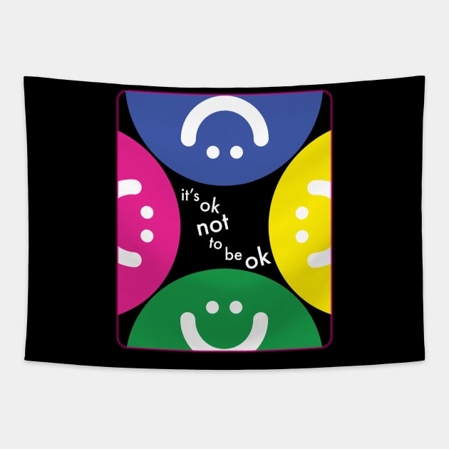 It's Ok Not to Be Ok Tapestry by ZoesPrints