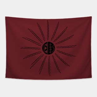 urban sun design Tapestry