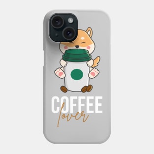 Shibu Dog Coffee Time Phone Case