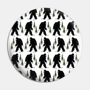 Bigfoot Silhouette Pin