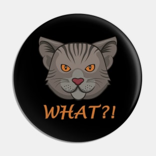 Angry Cat Pin