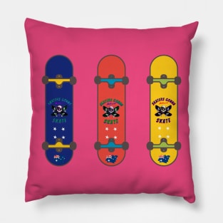 SKATERS GONNA SKATE MELBOURNE AUSTRALIA SKATEBOARD Pillow