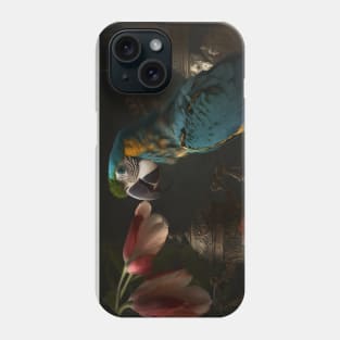 Parrot Having Afternoon Tea Phone Case