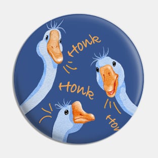 Funny Geese Gang - Honk Honk Honk Pin