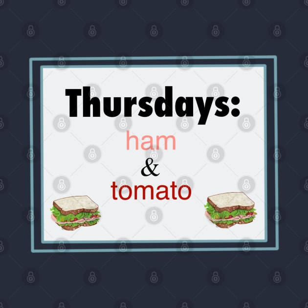 Thursdays: Ham And Tomato by JaqiW